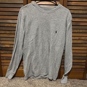 Polo by Ralph Lauren Heather Gray Long Sleeve Shirt